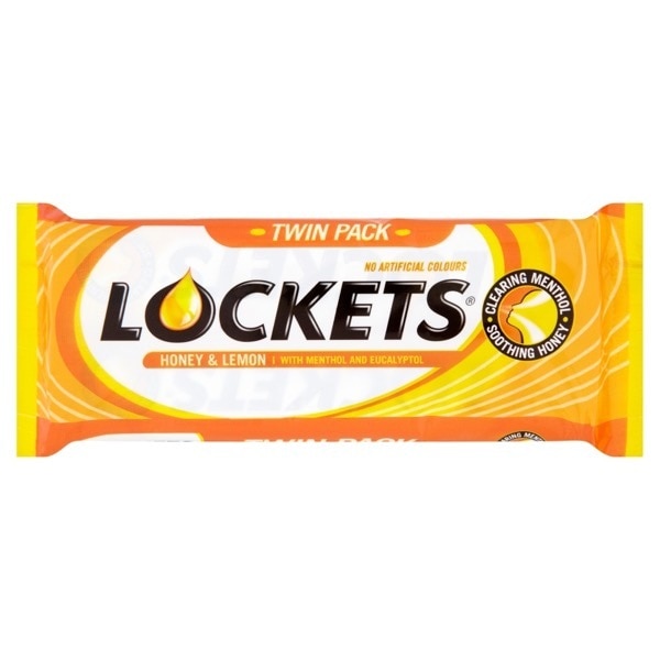 Lockets Twin Pack Honey & Lemon Lozenges 2x41g RRP 1 CLEARANCE XL 1
